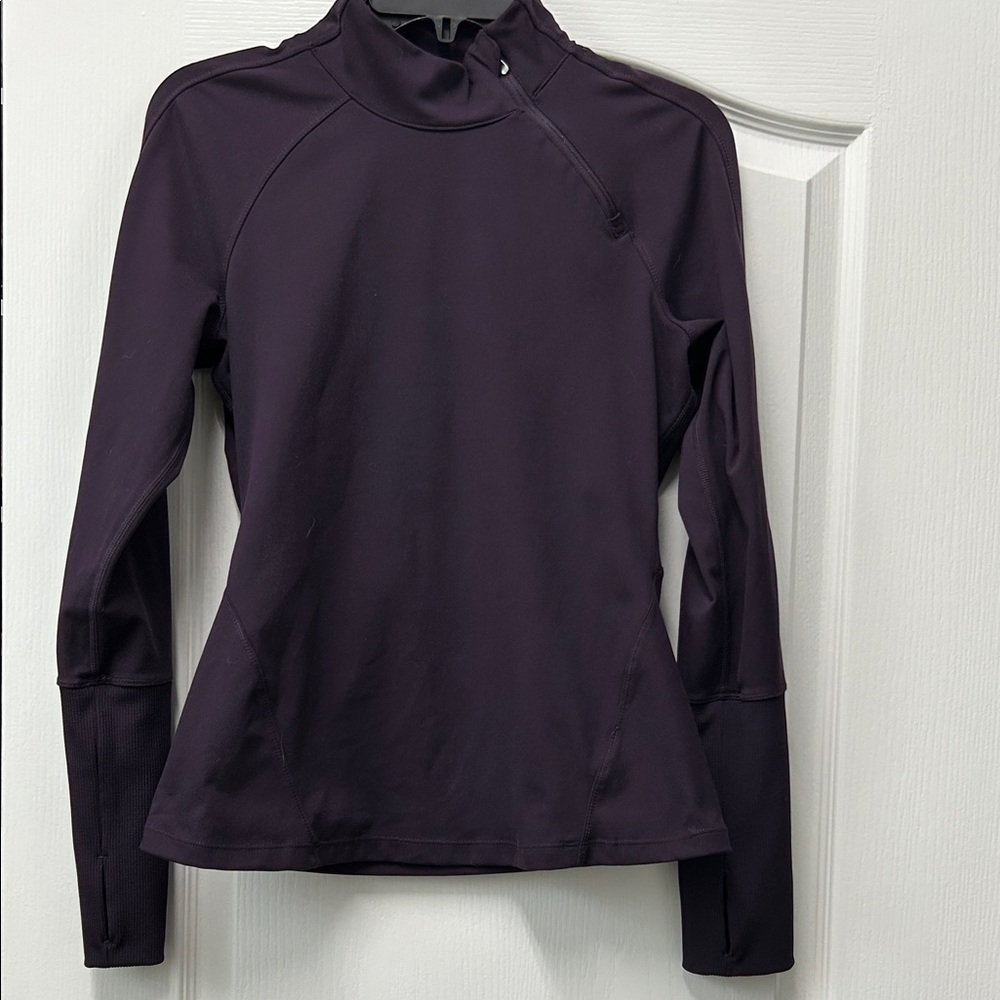 Yogalicious Women's Dark Purple Long Sleeve Top Size small